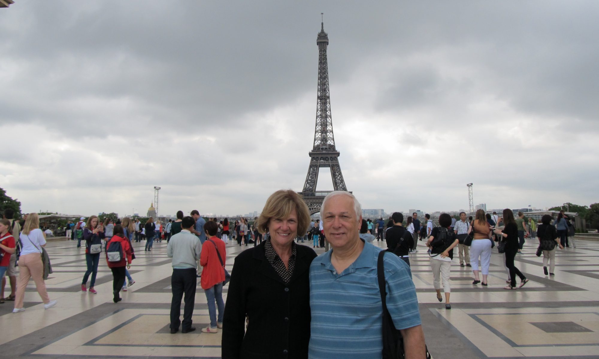 Susan Oropallo and Charles Oropallo with Eiffel Tower in Background