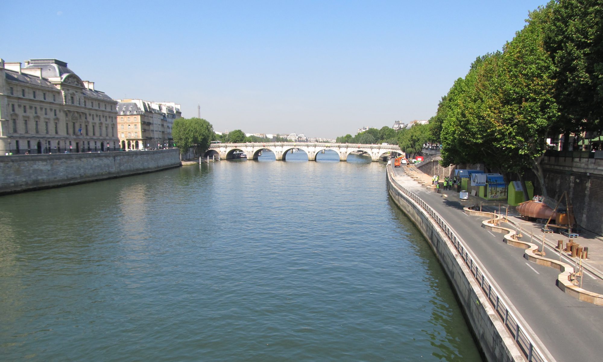 Seine River in Paris, France